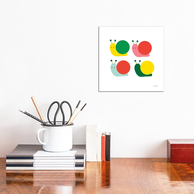 Snails Four by Ann Kelle - Wrapped Canvas Print, 30.48 cm H x 30.48 cm W