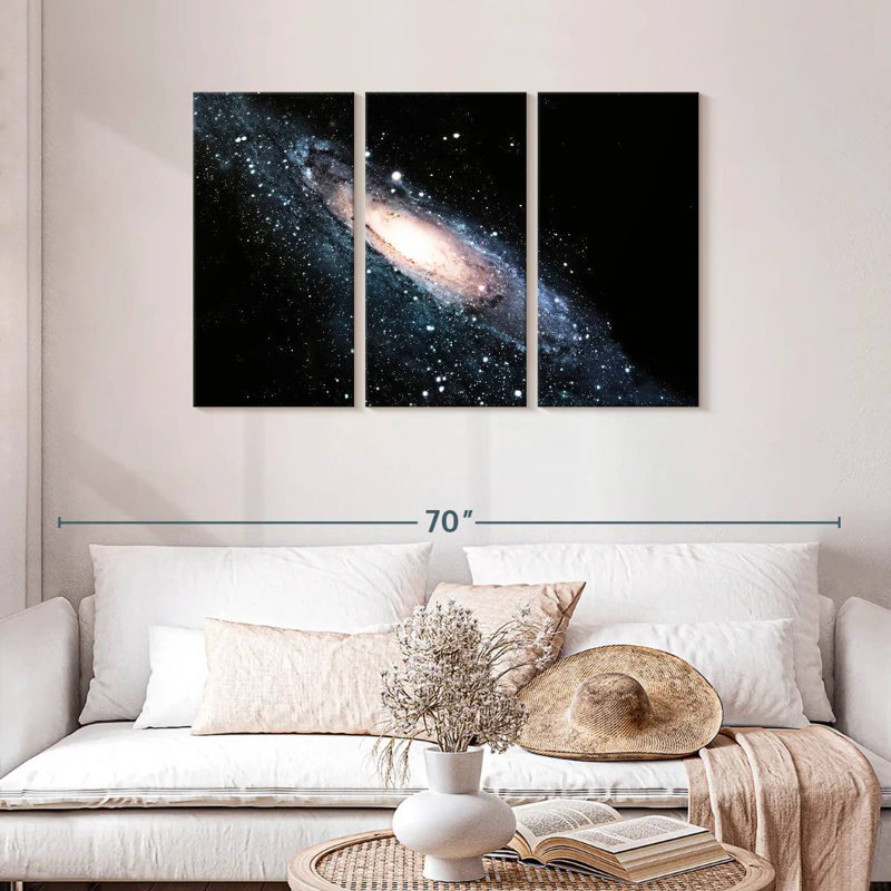 Oberle Beautiful Galaxy, 28" H x 45" W