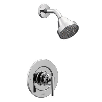 Garniture de douche moderne à équilibrage de pression Posi-Temp Moen Gibson Eco-Performance, valve requise
