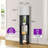 62.2"H LED Tray Table Floor Lamp With Zipper Switch
