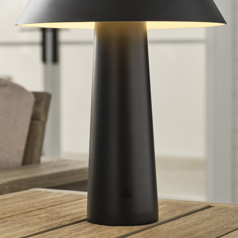 Sesa Accent Rechargeable Table Lamp, Black