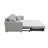 Louie Upholstered Sleeper Sofa with Storage & Pillows