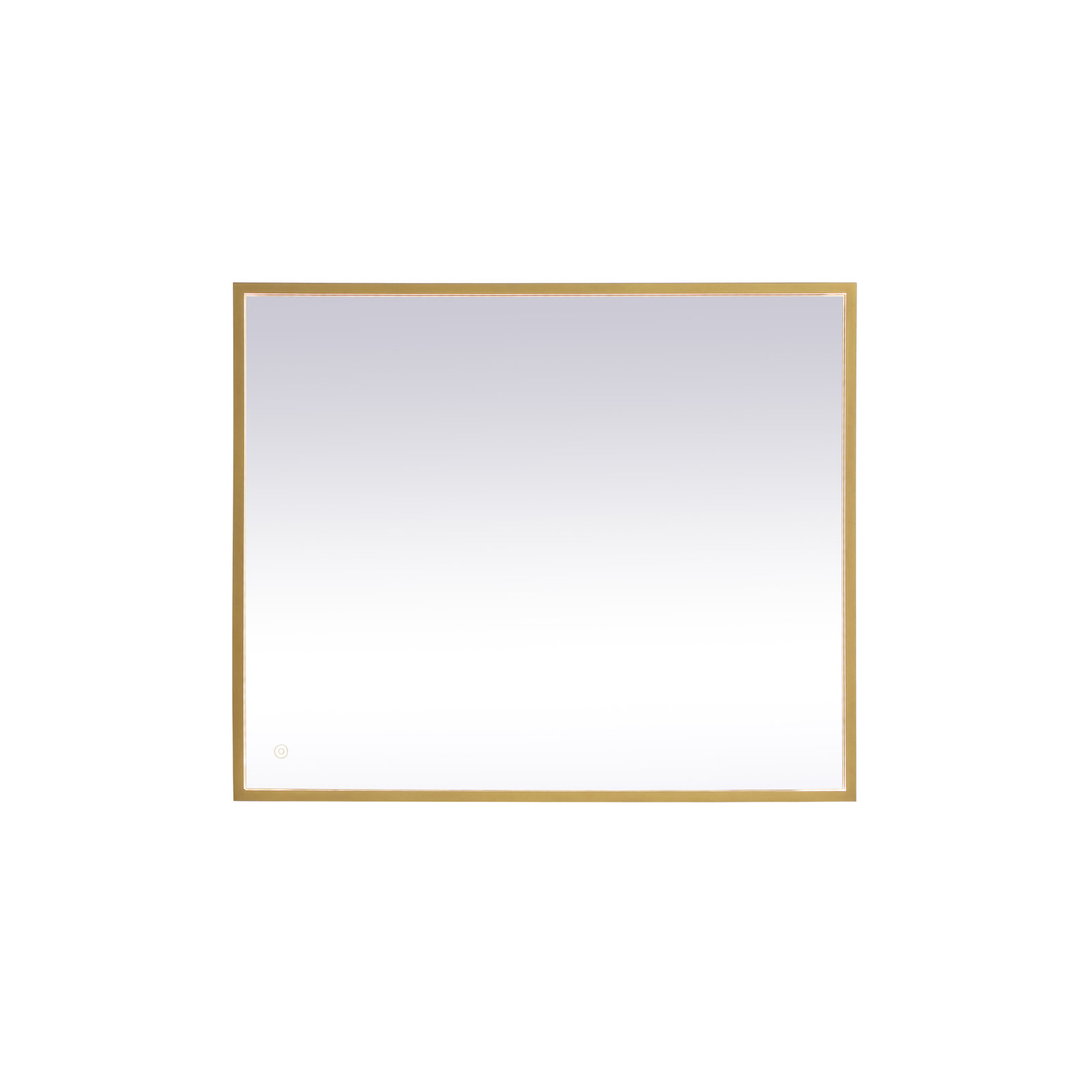 Piche Aluminum Mirror, Brass, 30" x 36"