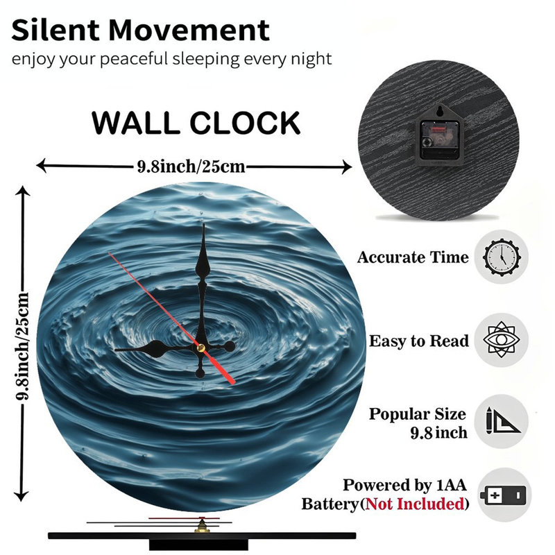 Horloge murale artistique