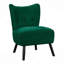Fauteuil d'appoint recouvert de velours
