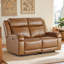 Canapé inclinable électrique en cuir véritable Zachery-733384022-733384020