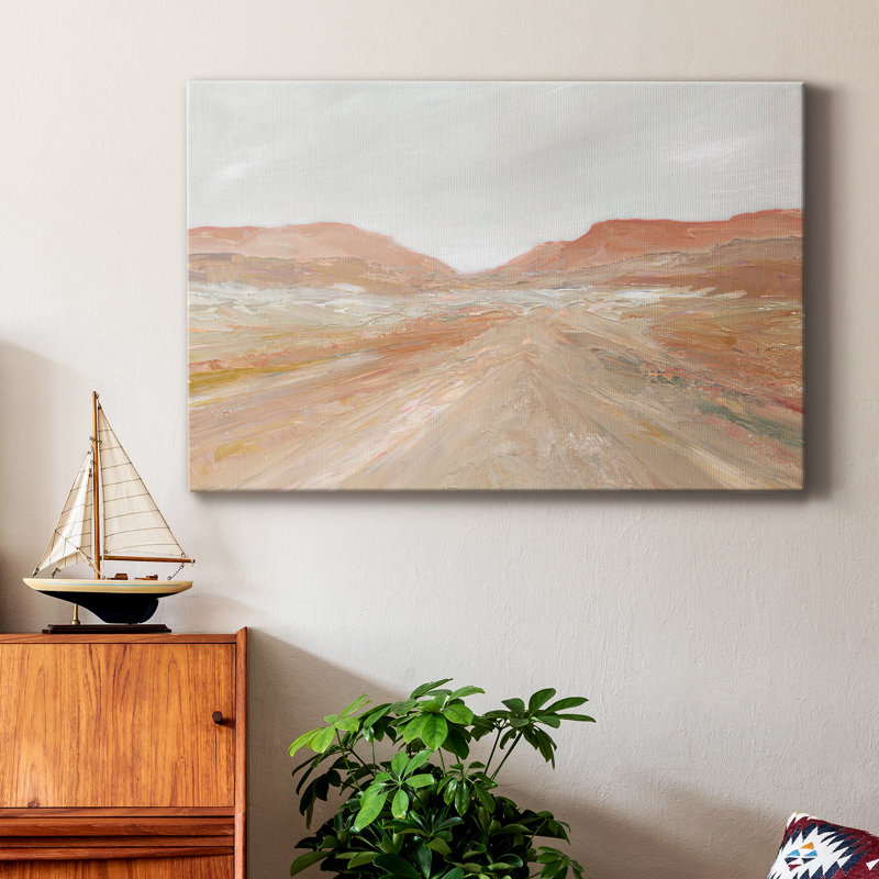 Road To Sedona - peinture sur toile tendue, H 36 po x l 24 po x P 1 po