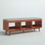 Banc de rangement en bois avec tablettes-1927061991