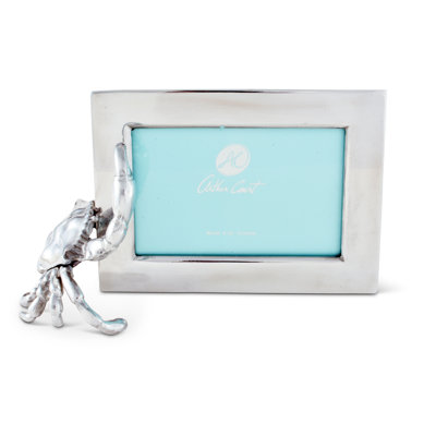 Coastal Silver Metal Embossed Picture Frame