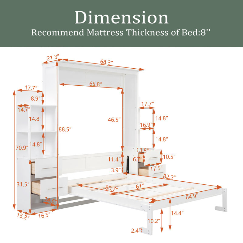 Murphy Bed, White