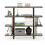Marcellina 100 cm H x 120 cm W Etagere Bookcase-1813603204