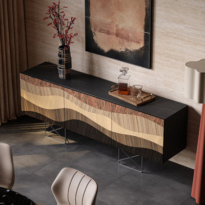 Buffet simple et moderne de style italien