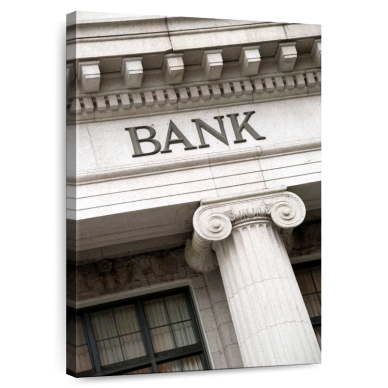 Old Bank, H 12 po x l 8 po