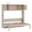 Lit escamotable avec armoires de rangement-368624250