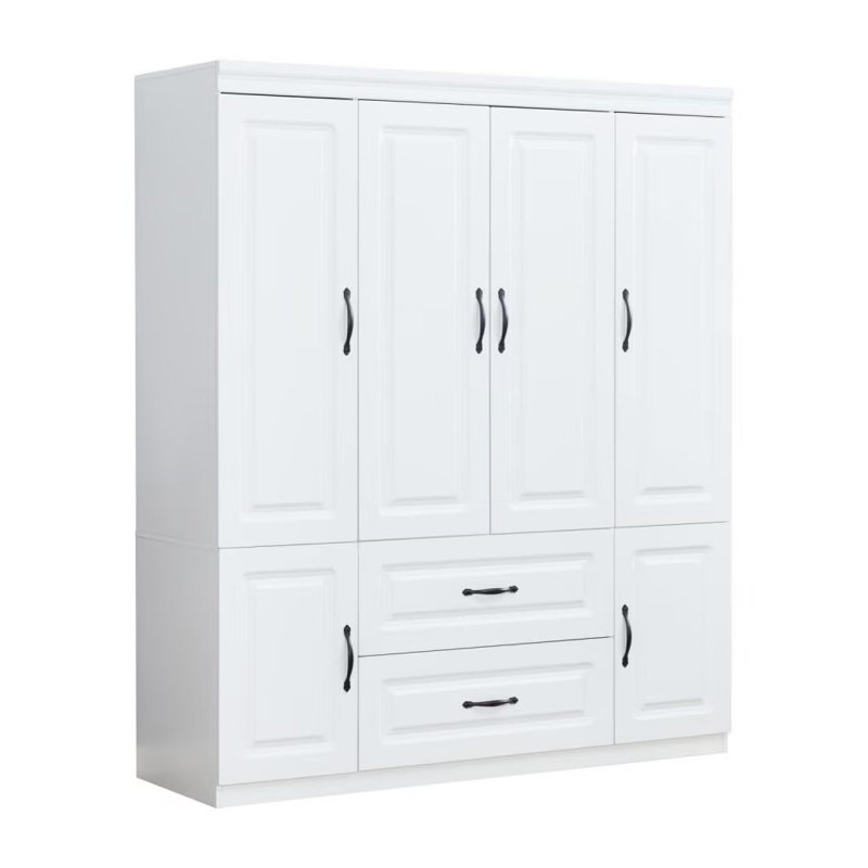 Commode combinée 72 po à deux portes et deux tiroirs 72 po