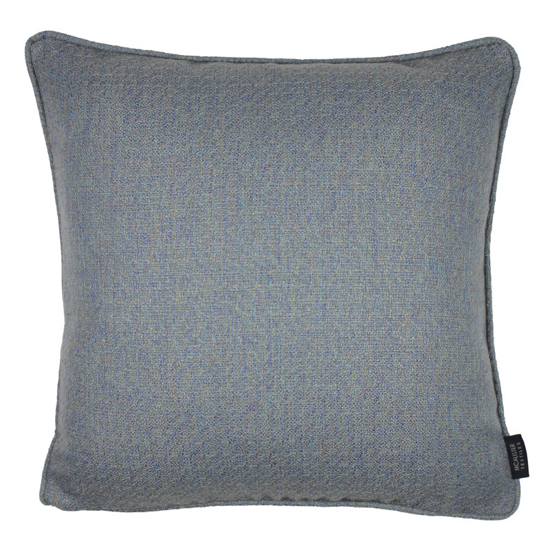 Aubryana Cushion Cover, 49cm H x 49cm W x 1cm D, Blue
