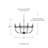 Rylann 8 - Light Steel Dimmable Chandelier-452166540