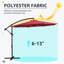 Parasol en porte-à-faux 10 '-433284984