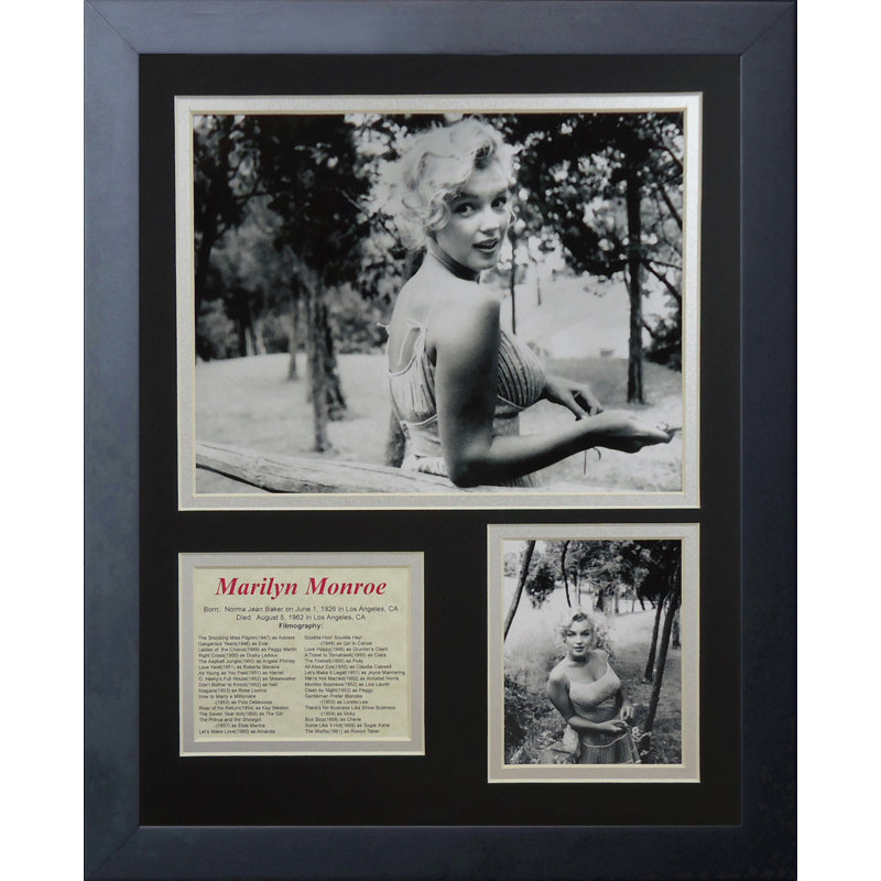 Memorabili encadrée-clôture Marilyn Monroe
