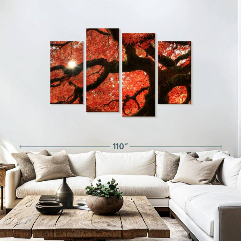 Harnek Red Maple Tree, 48" H x 75" W