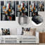 - Impression murale en métal formes abstraites-1289554322