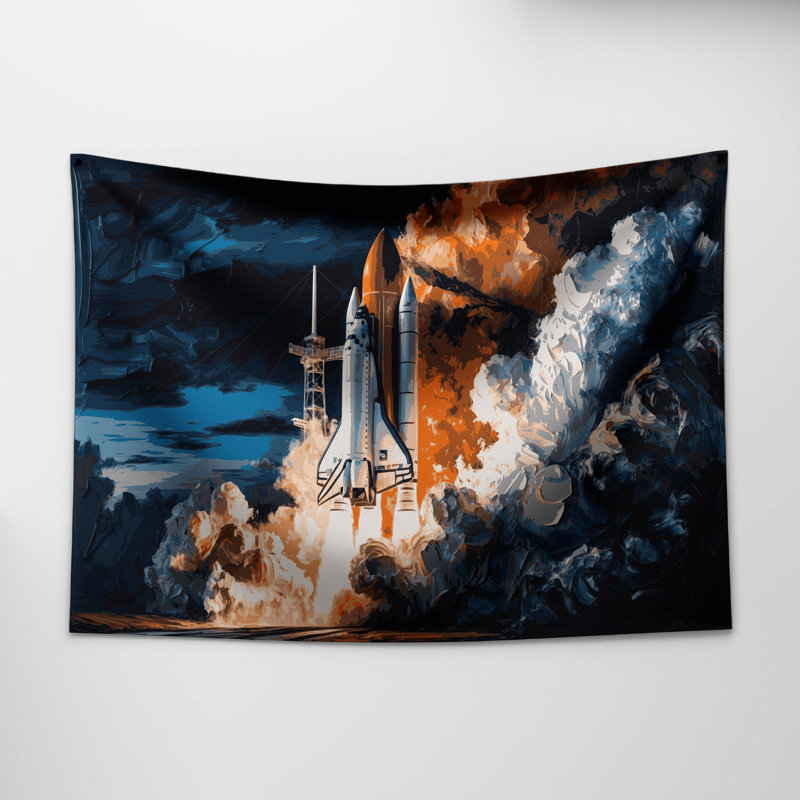 Tapisserie murale «Space Navery Space», 26 po x 36 po