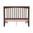 Ambie Low Profile Solid Wood Slatted Spindle Sleigh Bed-51407722-51407716
