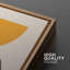 Mid Century Modern Boho Bauhaus Solar Sun Abstract Art Decor Framed On Canvas 2 Pieces Print-71660216-71660215