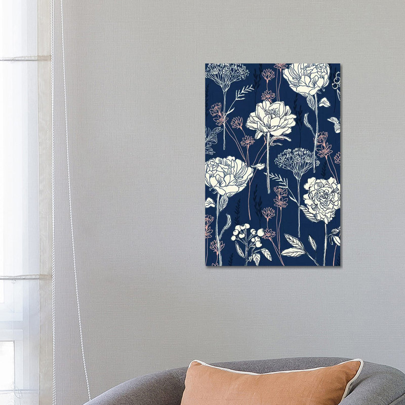 Wild Blooms by Joy Ting - Wrapped Canvas Gallery-Wrapped Canvas Giclée, 66.04 cm H x 45.72 cm W