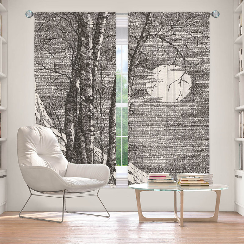 Room Darkening Curtain Pair, 40" W x 82" L