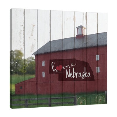 "Home_Nebraska", toile tendue par Kimberly Allen
