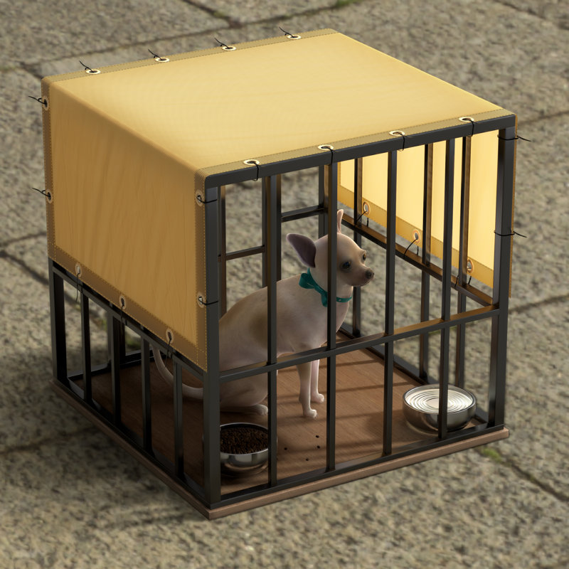 Housse de chenil imperméable pour chien, Beige, 6 pi x 11 pi