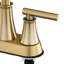Double Handle Bathroom Sink Faucet with Drainer-246607