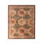 Distressed Classic Beige Brown Red Rug Medallion Pattern-1976919905