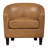 Slaven Faux Leather Barrel Chair-1511704352