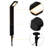 Low-voltage Black Aluminum Led Landscape Path Lights With Frosted Glass Shade-106408286
