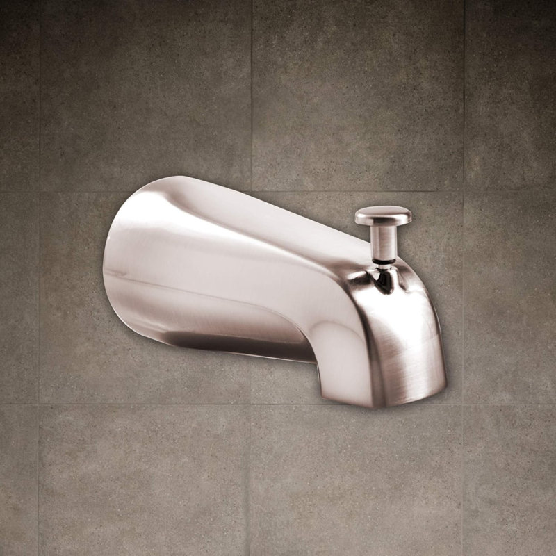 ATAYAL Universal Bathroom Tub Spout With Diverter, Durable Heavy Duty Metal Bathtub Faucet With Shower Diverter - 5 Inches IPS Inside Thread