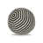 Black/Ivory Striped