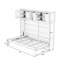 Lit escamotable en bois avec armoires Ludgero-600238129-600238128