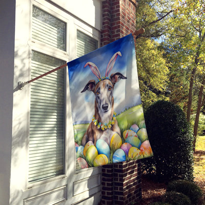 Easter Egg Hunt Double Sided 40'' H x 28'' W Polyester Easter House Flag