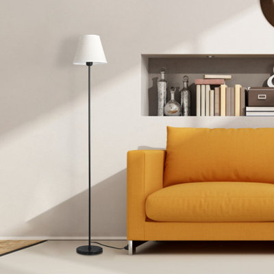 55.3'' Black Traditional Floor Lamp