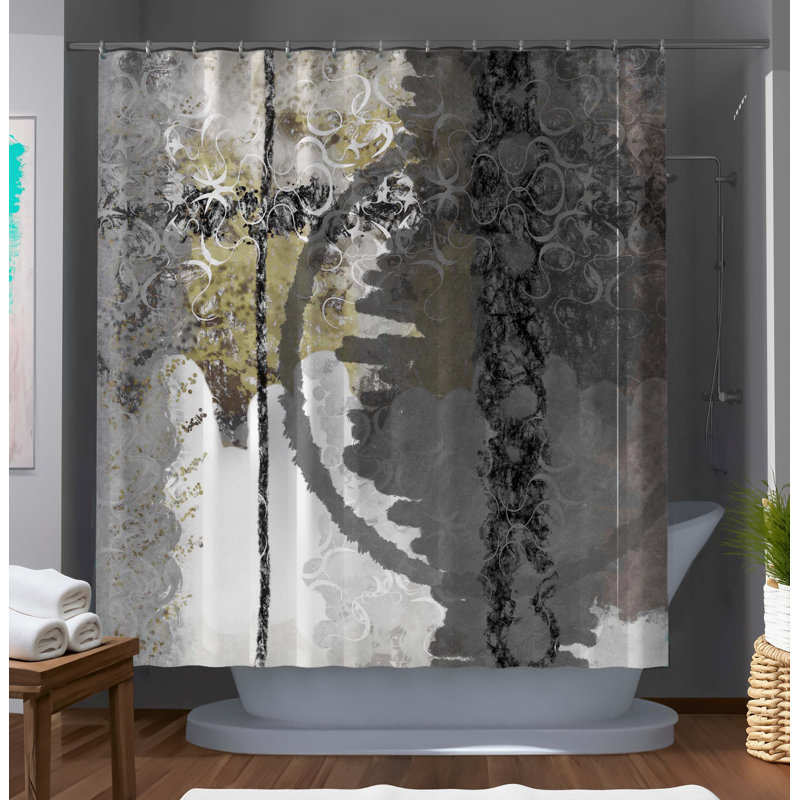 Abstract Shower Curtain