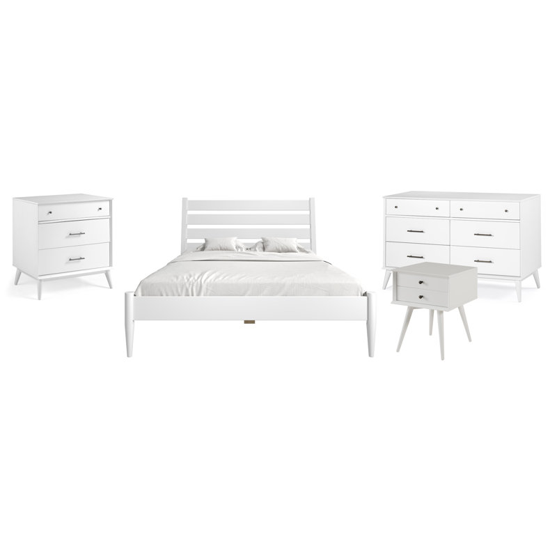 Solid Wood Piece Bedroom Set