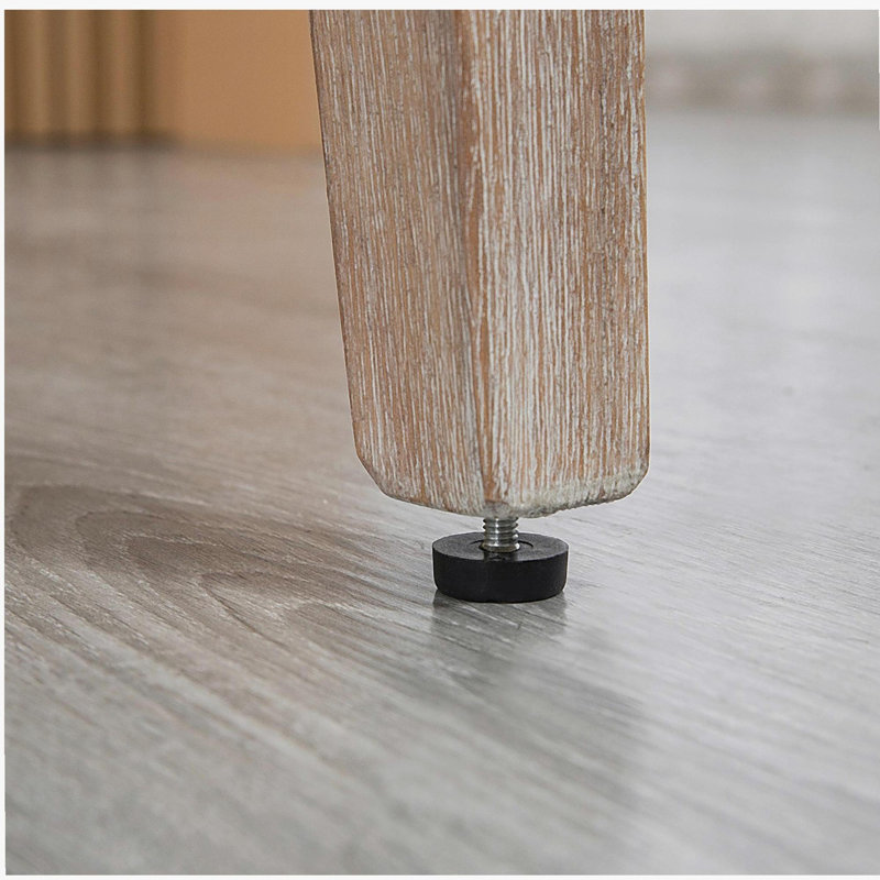 Ensemble de 2 tabourets de bar à hauteur de comptoir HOMcom, beige