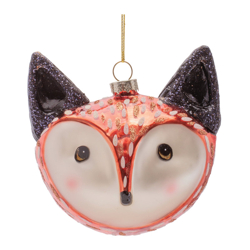 Ornement en verre Woodland Animal (ensemble de 12)