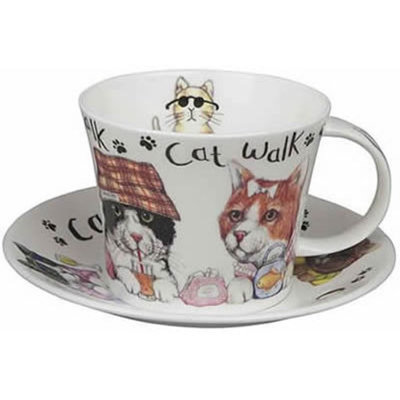 Bone China Teacup and Saucer
