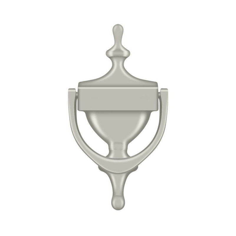 Heurtoir de porte Deltana DK7356U15; Victorien; Finition nickel satiné, Nickel brossé