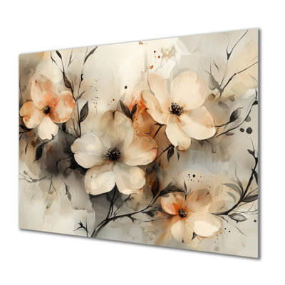 «Roots of the Dogwood Dream II», reproduction d'art traditionnelle en métal, art mural en bois de cornouiller
