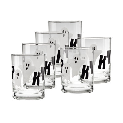 Ensemble de 6 verres à whisky doubles 14 pièces DOF Spooky Ghost de Culver