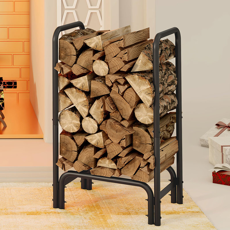 Porte-bûches pour l'intérieur et l'extérieur